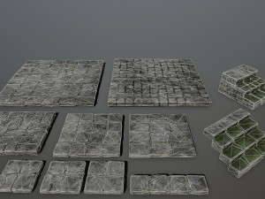 ruin set 3D Model