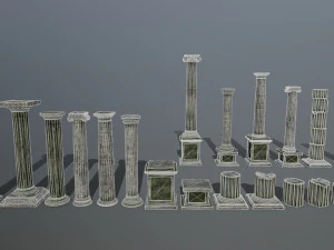 ruin set 3D Model