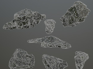 ruin set 3D Model