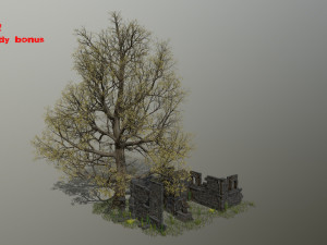 ruin set 3D-Modell