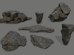 ruin set 3D-Modell