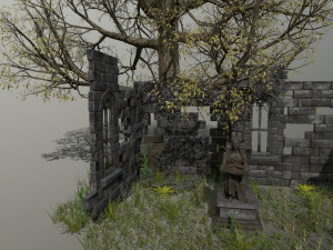 ruin set 3D-Modell