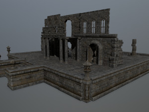 ruin set 3D-Modell