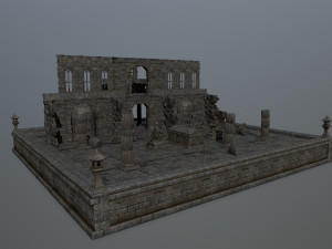 ruin set 3D-Modell