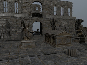 ruin set 3D-Modell