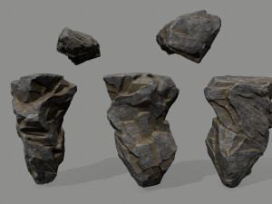 ruin set 3D-Modell