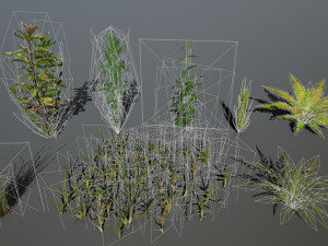 ruin set 3D-Modell