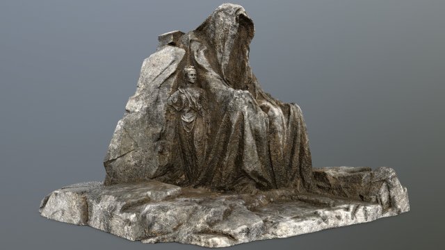 statuegate 3D Model .c4d .max .obj .3ds .fbx .stl .blend 
