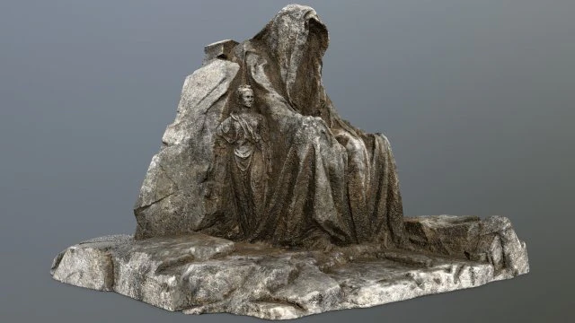 statuegate 3D Model .c4d .max .obj .3ds .fbx .stl .blend 