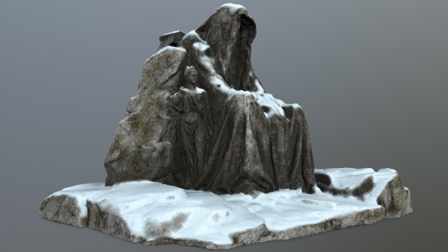 statuegate Model 3D .c4d .max .obj .3ds .fbx .stl .blend 