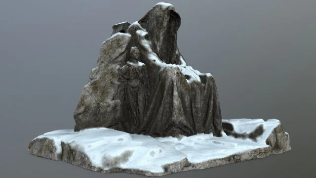statuegate 3D Model .c4d .max .obj .3ds .fbx .stl .blend 