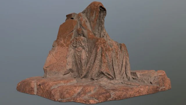 statuegate 3D Model .c4d .max .obj .3ds .fbx .stl .blend 