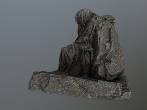 statuegate 3D 模型