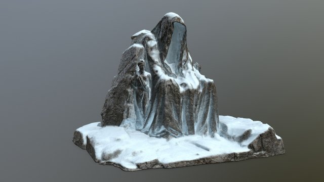 statuegate 3D Model .c4d .max .obj .3ds .fbx .stl .blend 
