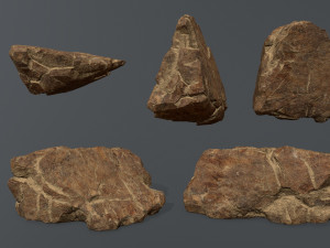 desert rocks 3D Model