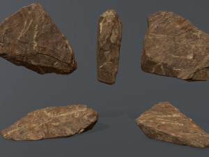 desert rocks 3D Model