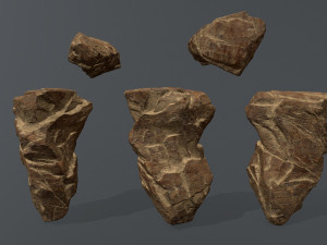 desert rocks 3D Model
