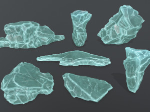ice rocks 3D Модель