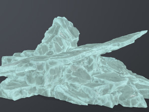 ice rocks Modèle 3D