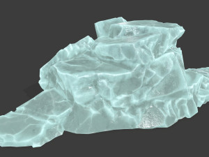 ice rocks Modèle 3D