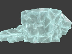 ice rocks Modèle 3D