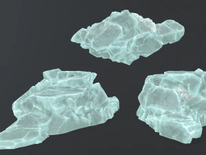 крижані камені 3D Модель