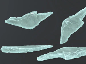 крижані камені 3D Модель