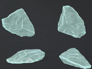 крижані камені 3D Модель