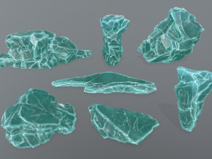 ice rocks 3D Model