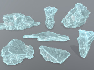 ice rocks 3D Модель