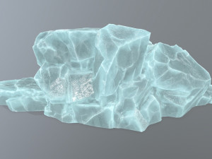ice rocks 3D-Modell