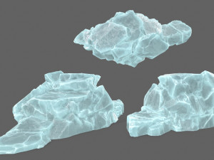 ice rocks 3D-Modell