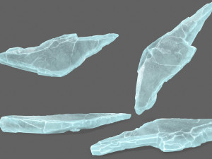 ice rocks 3D-Modell