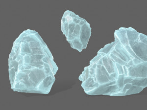 ice rocks 3D-Modell