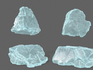 ice rocks 3D-Modell