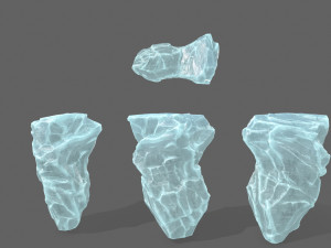 ice rocks 3D-Modell