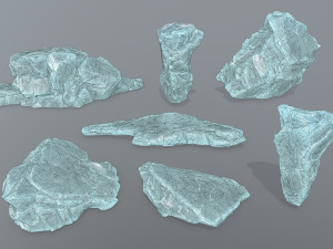 ice rocks 3D-Modell