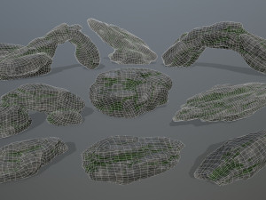 cliff rocks 3D Model