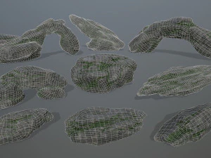 cliff rocks 3D Model
