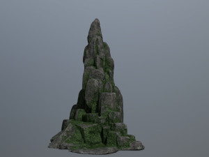 cliff rocks 3D Model