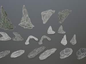 cliff rocks 3D Model