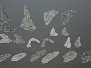 cliff rocks 3D Model