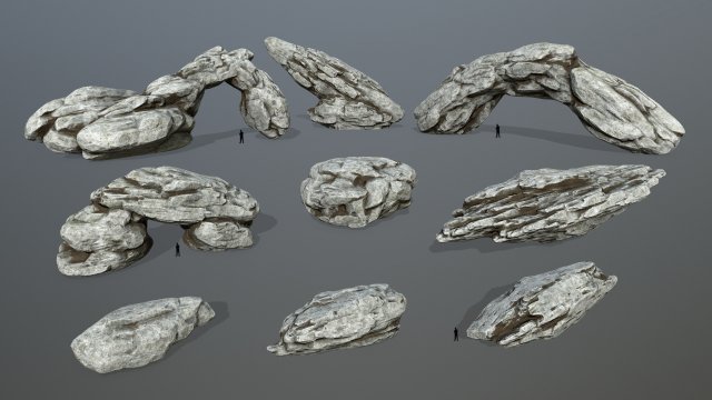 rocks Modèle 3D .c4d .max .obj .3ds .fbx .stl .blend 