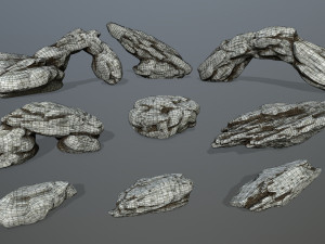 rocks Modèle 3D