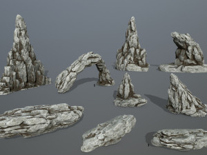 rocks 3D Model