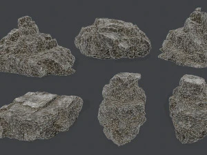 desert rocks 3D Model