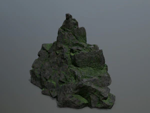 mossy rocks 3D Model