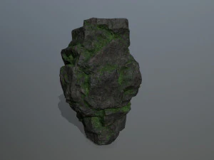 mossy rocks 3D Model