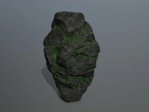 mossy rocks 3D Model