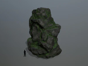 mossy rocks 3D Model
